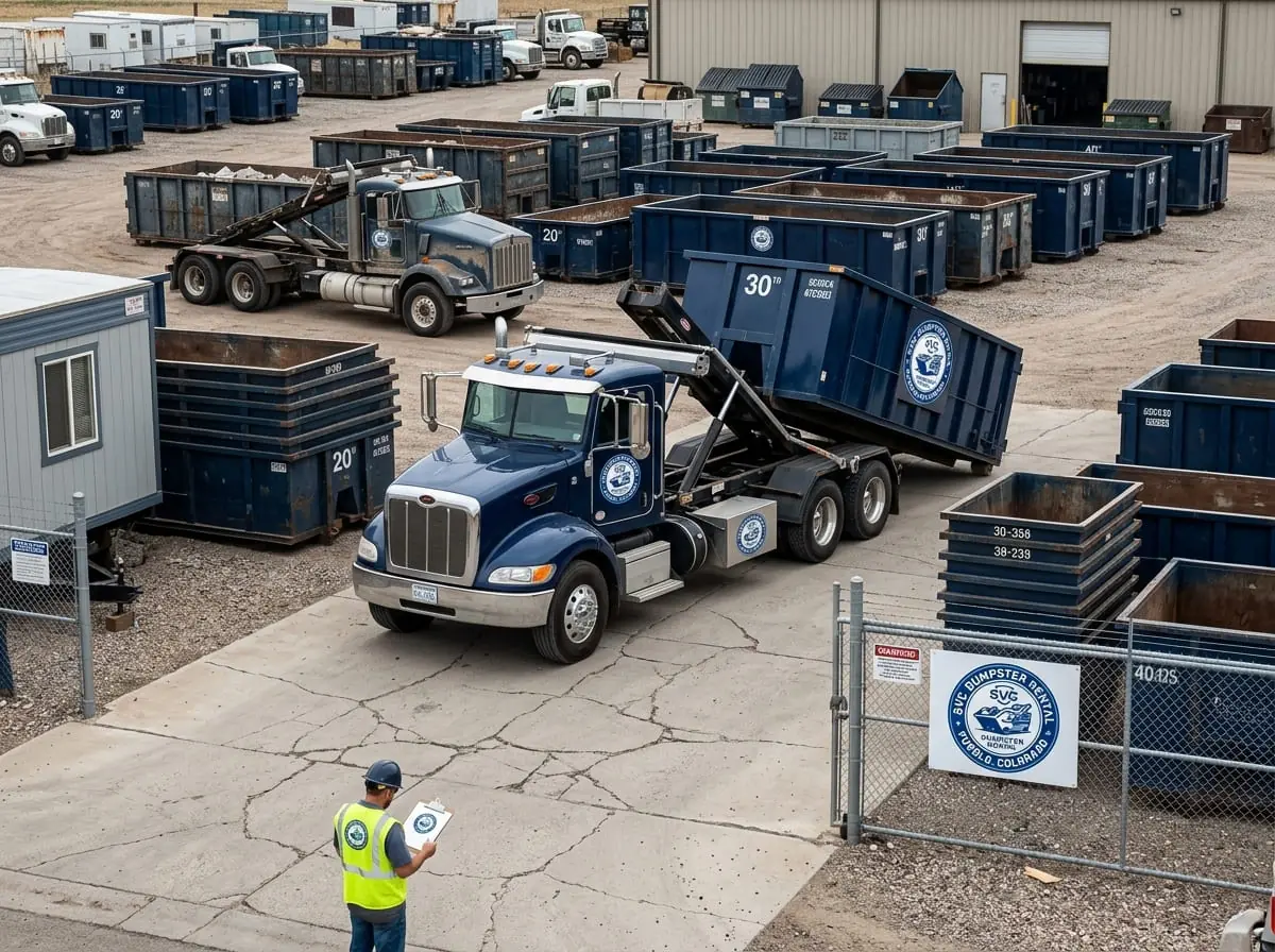 SVC Dumpster Rental Pueblo service area across greater Pueblo