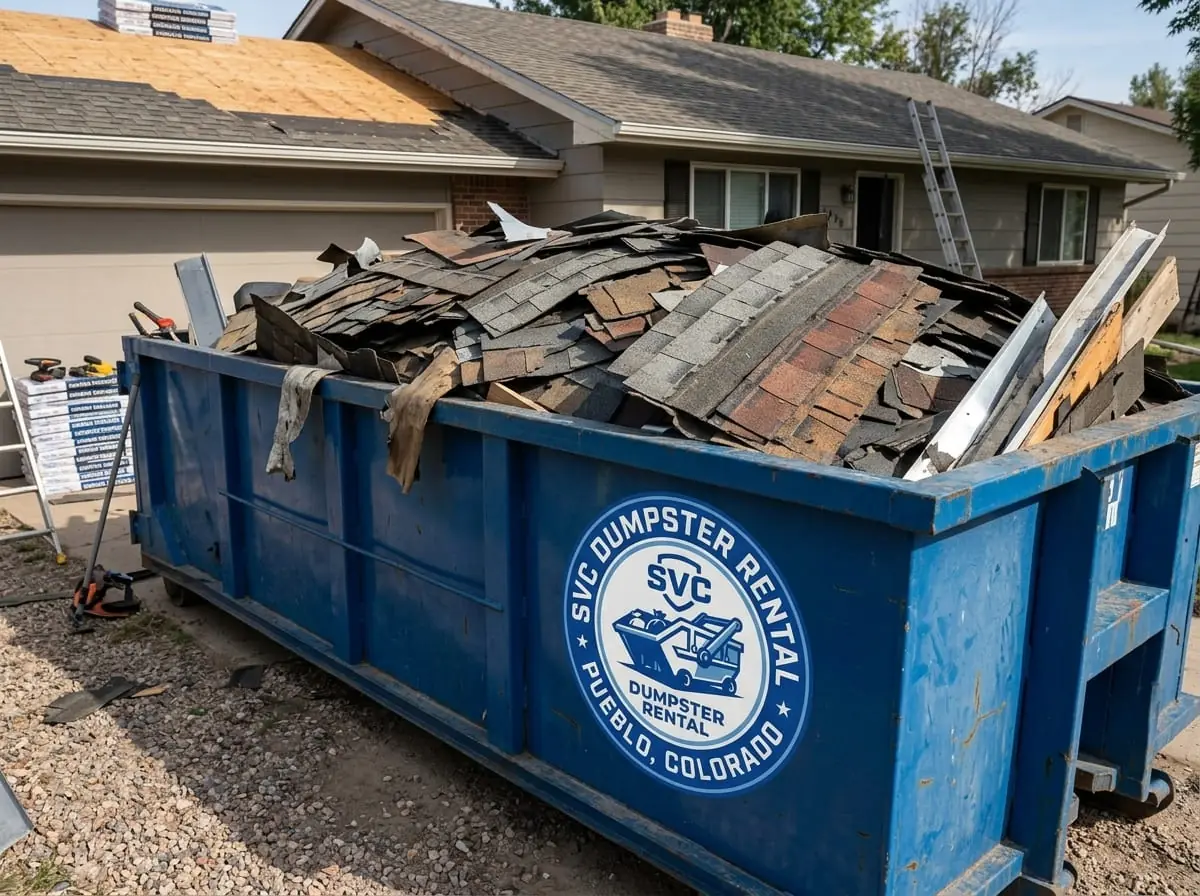 Roofing Dumpster Rental in Pueblo, CO